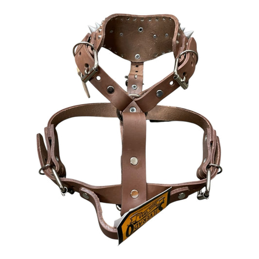 PECHERA DE PIEL AJUSTABLE PITBULL