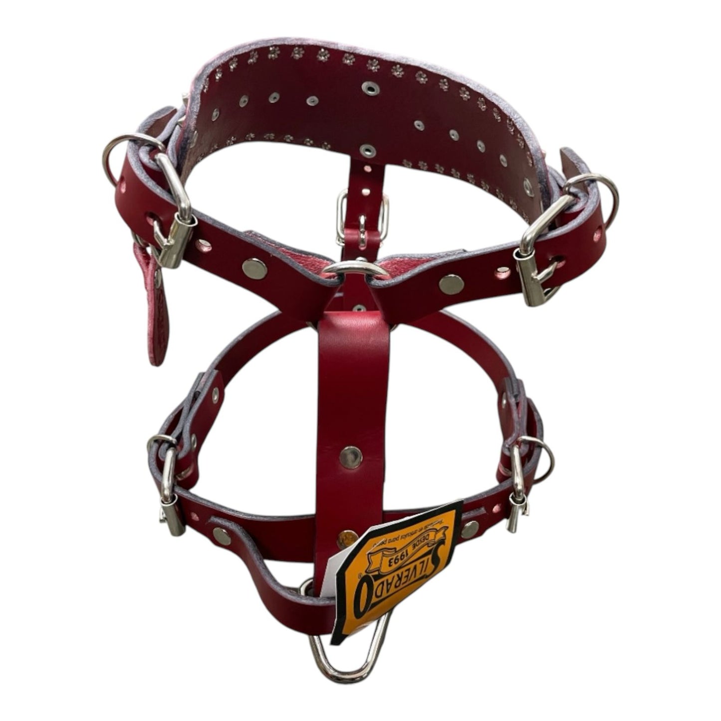 PECHERA DE PIEL AJUSTABLE PITBULL