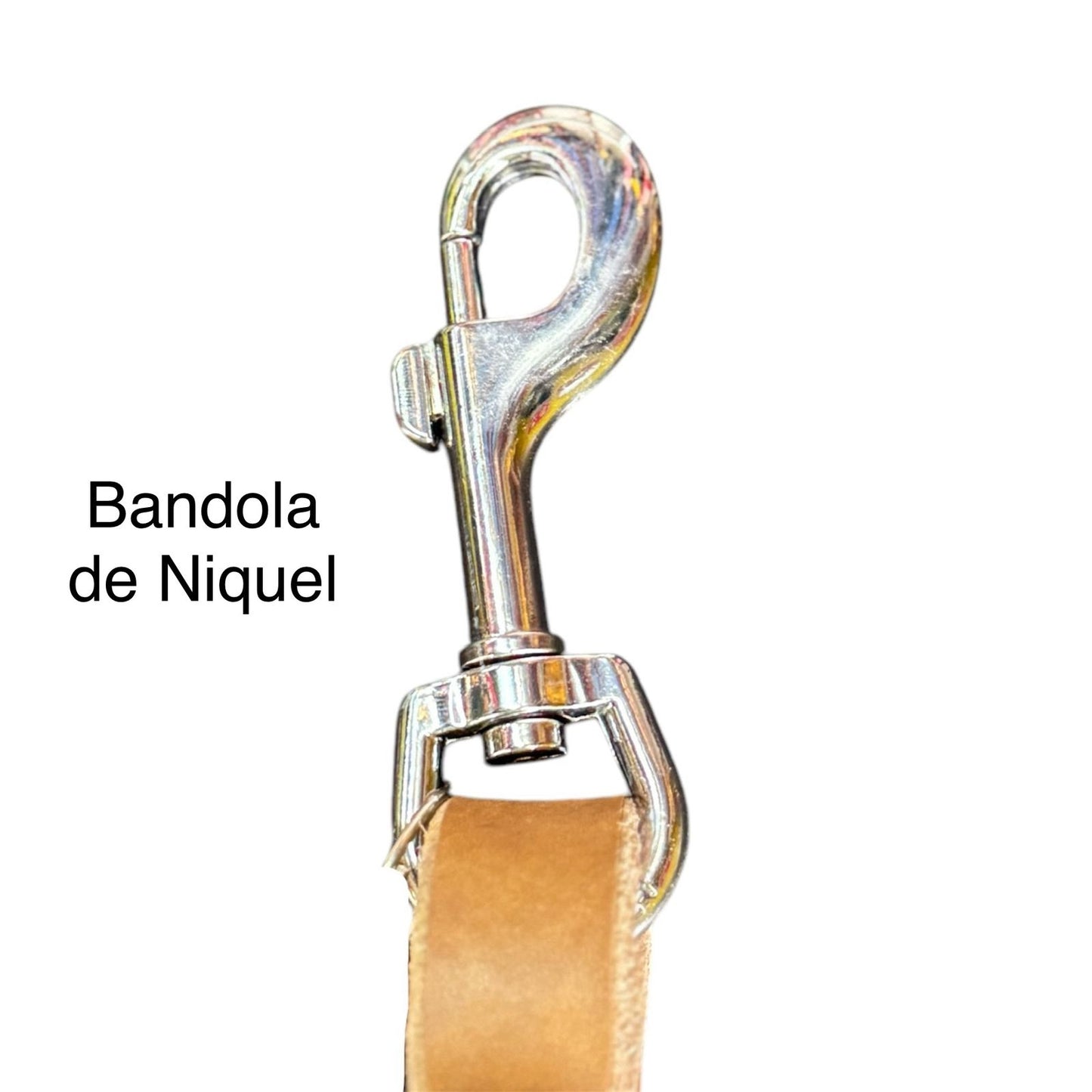 CORREA DE PIEL 1.80mts CON MANIQUERA