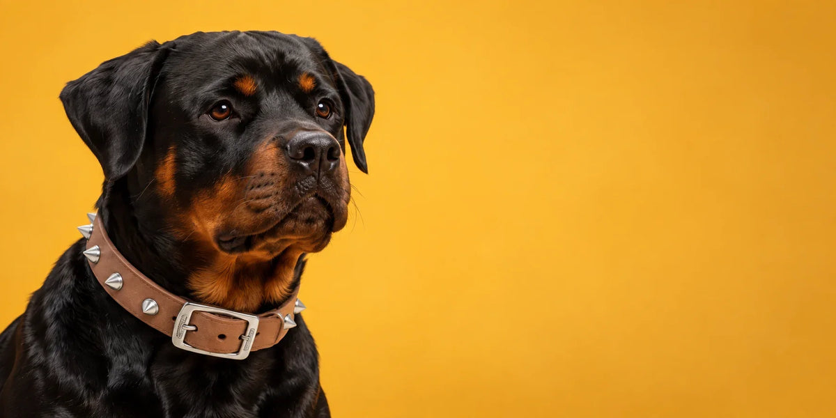 Collares de Cuero con Picos para Perro