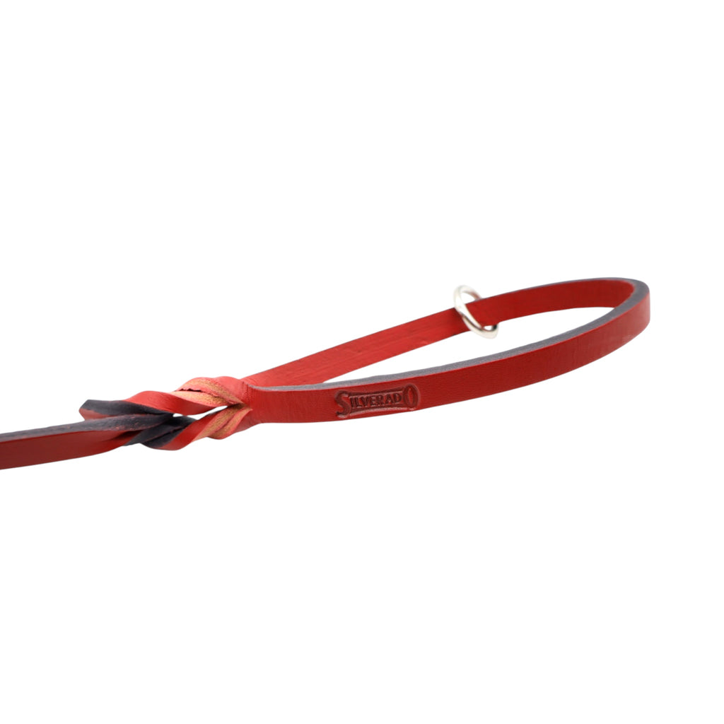 Correa de Manejo para Perro de Piel con Bandola de Bronce, 1cm x 1.20m / 1.80m