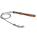 Cable de Paseo para Perro con Asa de Piel, 1.20m