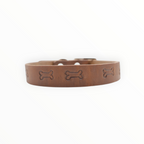 Collar Grabado para Perro de Piel, 2cm de ancho