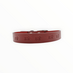 Collar Grabado para Perro de Piel, 2cm de ancho