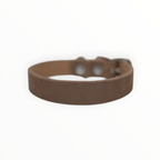 Collar Liso de Piel para Perro, 3cm de ancho