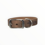 Collar Liso de Piel para Perro, 3cm de ancho