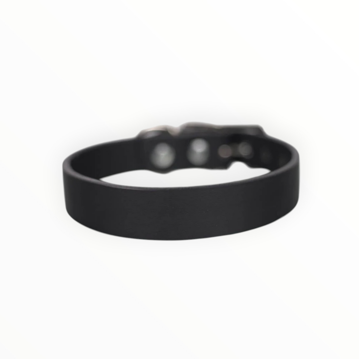Collar Liso de Piel para Perro, 3cm de ancho