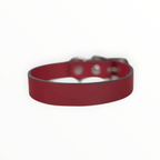 Collar Liso de Piel para Perro, 3cm de ancho