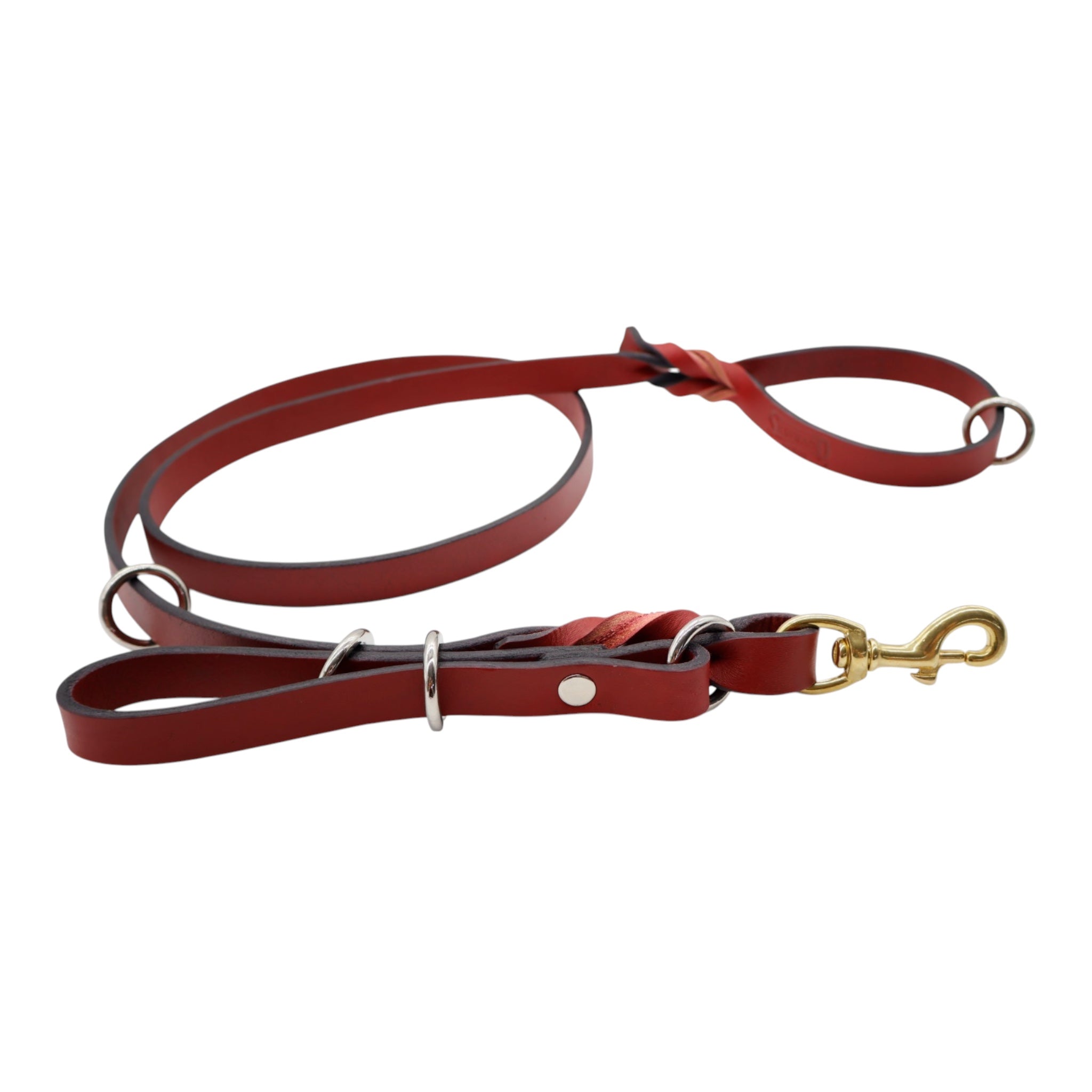 Correa con Maniquera para Perro de Piel, 2cm × 1.80m