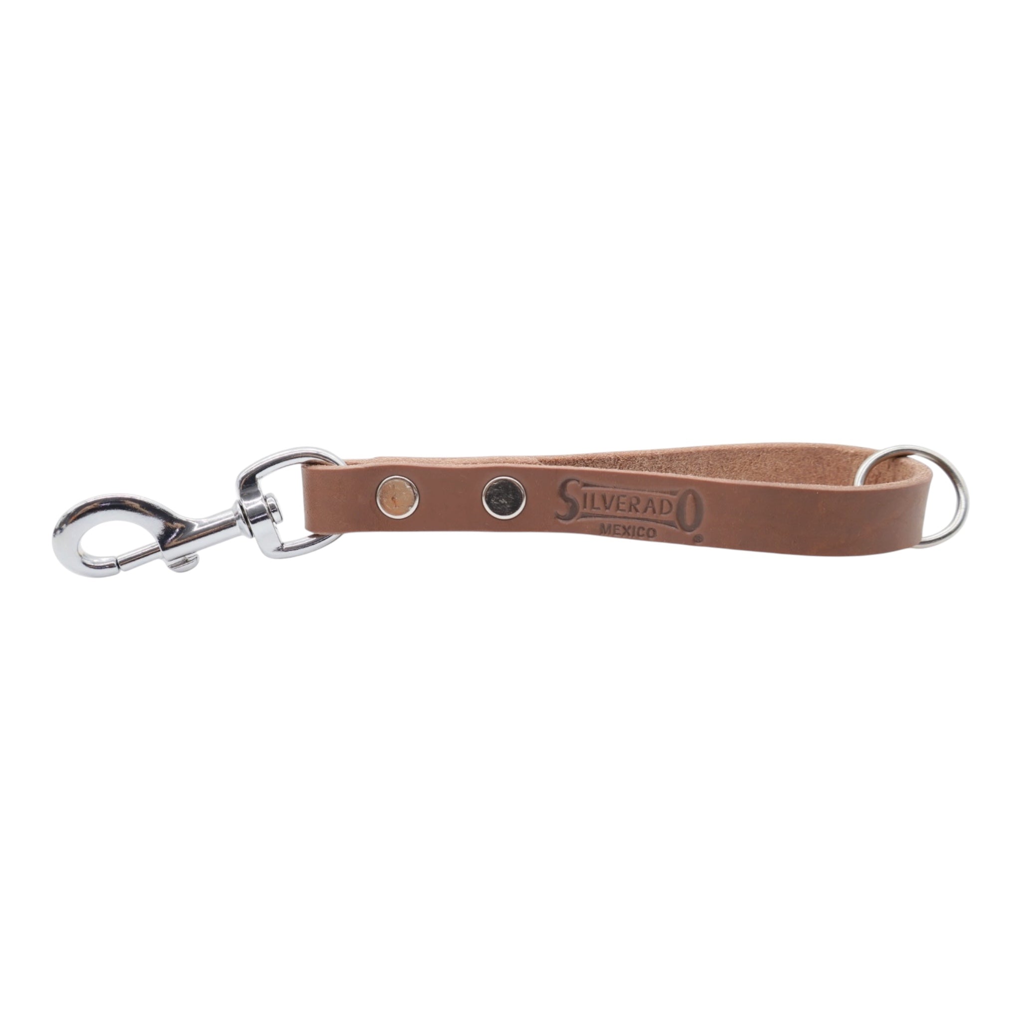 Maniquera para Perro de Piel con Bandola de Niquel, 2cm x 30cm
