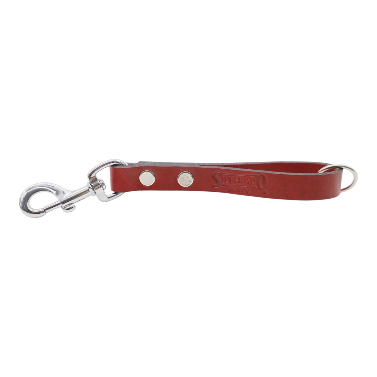 Maniquera de Piel con Bandola de Niquel para Perro, 2cm x 30cm