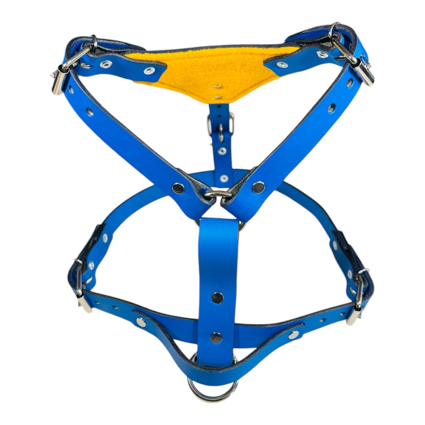 PECHERA DE PIEL AJUSTABLE CON FIELTRO