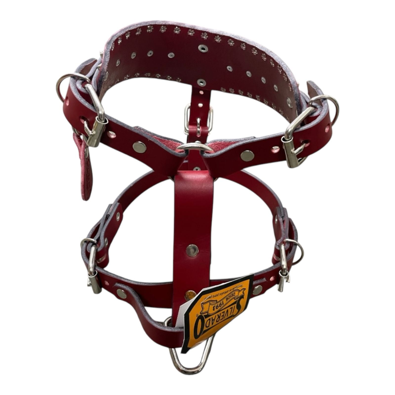 Pechera Pitbull Ajustable para Perro de Piel