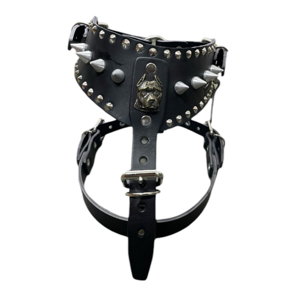 Pechera Pitbull Ajustable para Perro de Piel