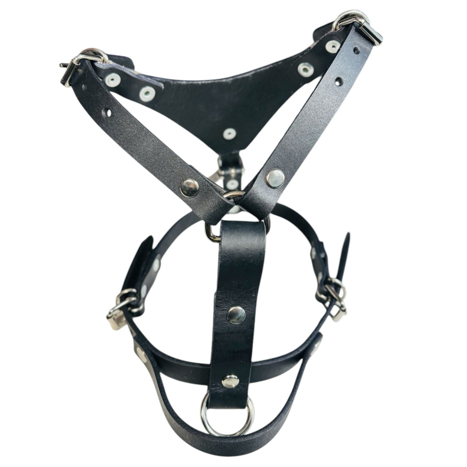 Pechera Ajustable para Perro de Piel