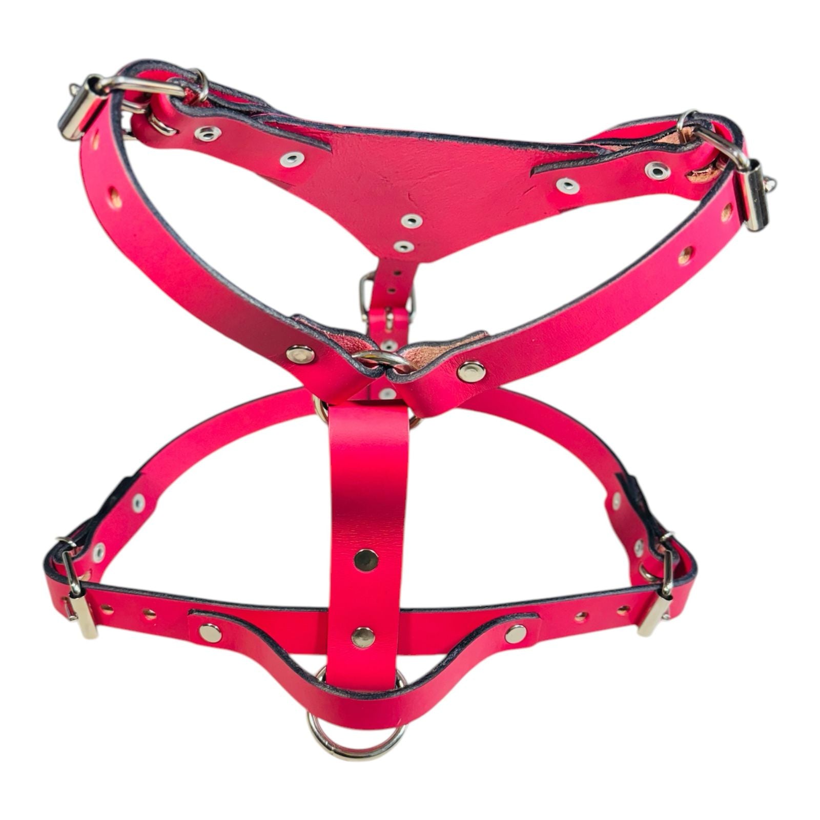 Pechera Ajustable para Perro de Piel