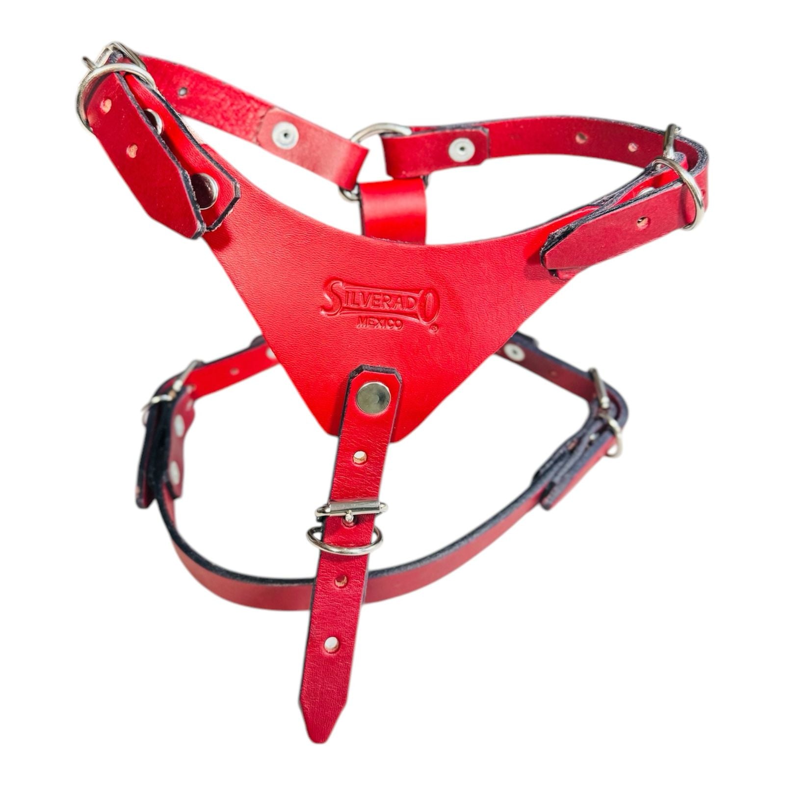 Pechera Ajustable para Perro de Piel