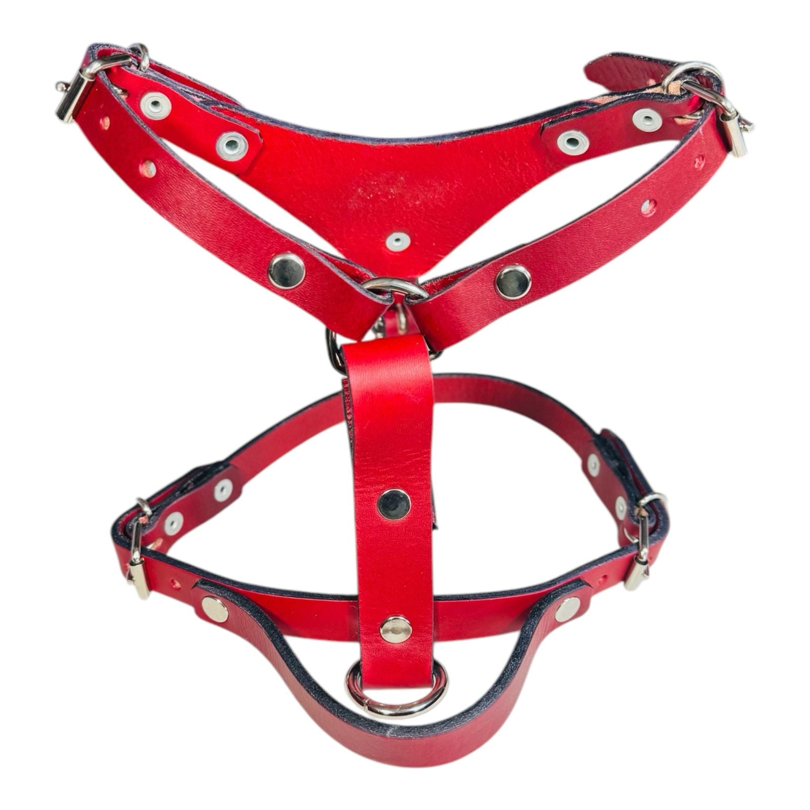 Pechera Ajustable para Perro de Piel