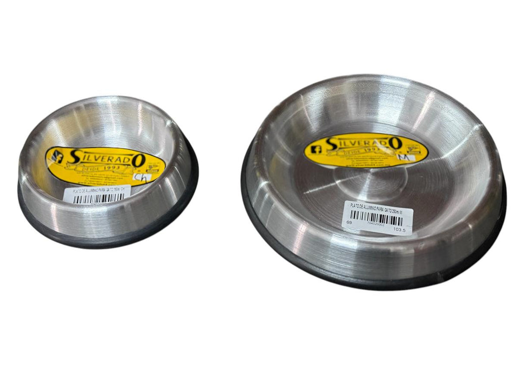 Plato de Aluminio para Gato