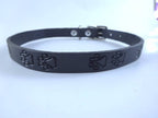 Collar Grabado para Perro de Piel, 1cm de ancho