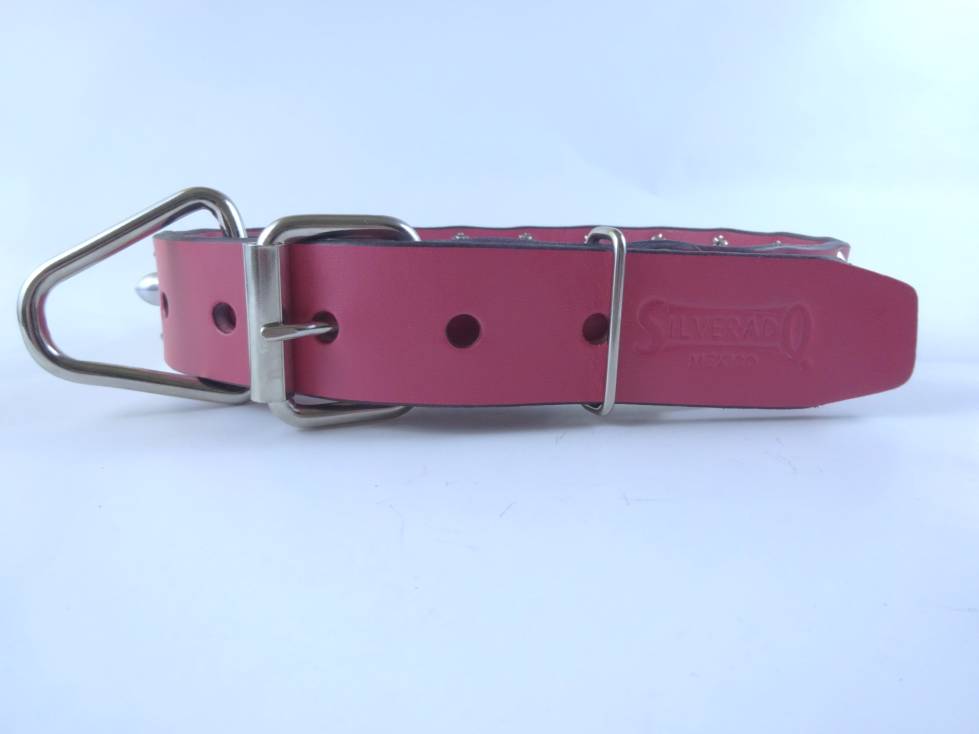 Collar Bala para Perro de Piel, 3cm de ancho