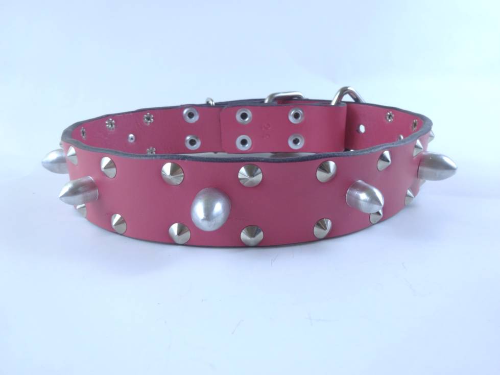 Collar Bala para Perro de Piel, 3cm de ancho