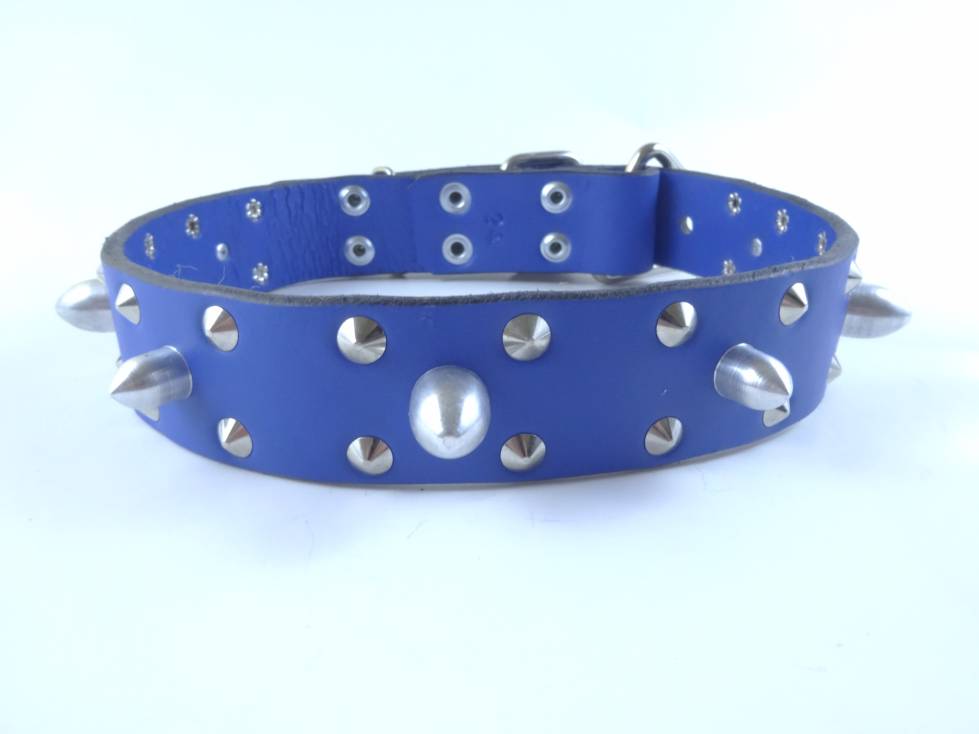 Collar Bala para Perro de Piel, 3cm de ancho