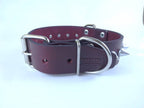 Collar con Picos para Perro de Piel, 5cm de ancho