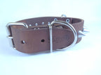 Collar con Picos para Perro de Piel, 5cm de ancho