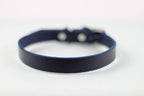 Collar Liso para Perro de Piel, 2cm de ancho