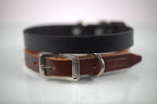 Collar Liso para Perro de Piel, 2cm de ancho