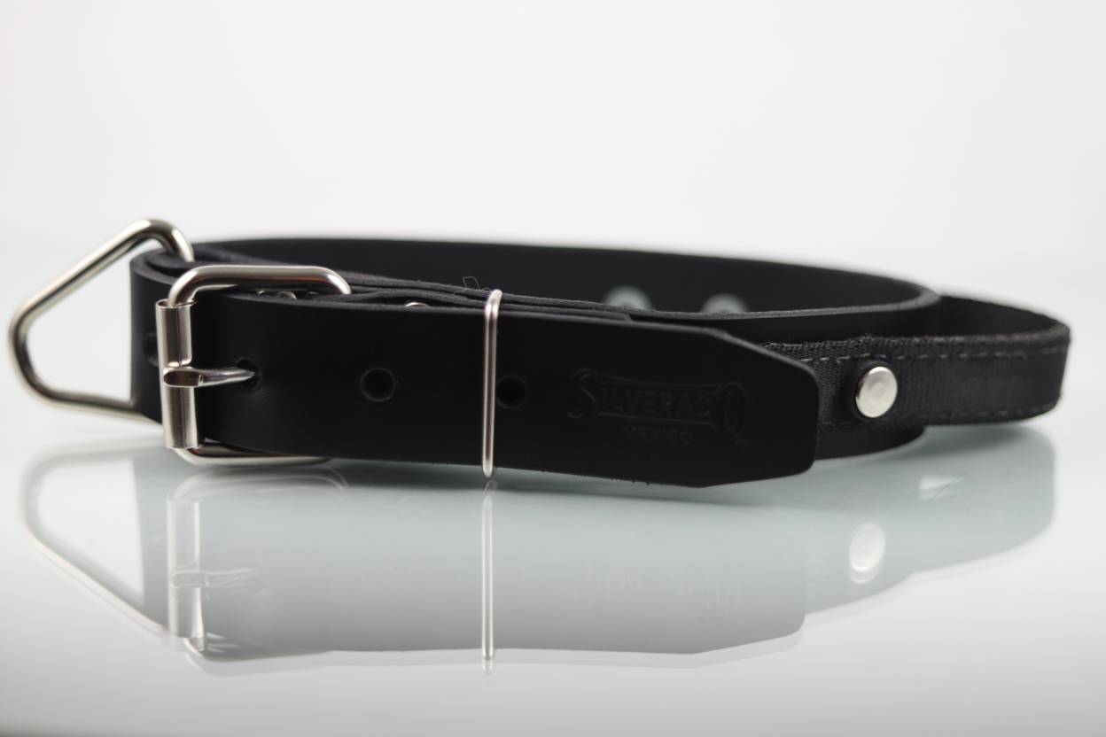 Collar de Agitación con Asa para Perro de Piel, 4cm de ancho