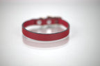 Collar Liso para Perro de Piel, 1cm de ancho