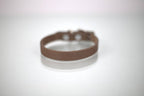 Collar Liso para Perro de Piel, 1cm de ancho