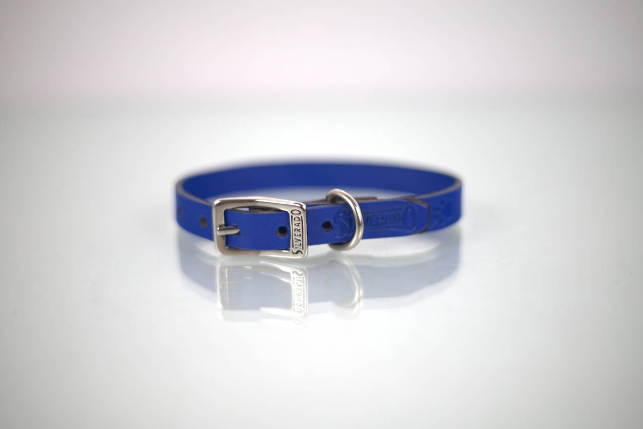 Collar Grabado para Perro de Piel, 1cm de ancho