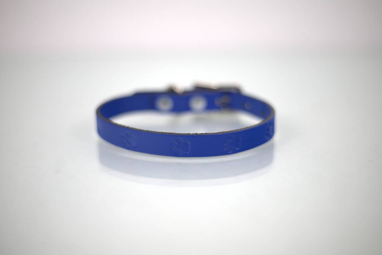 Collar Grabado para Perro de Piel, 1cm de ancho