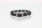 Collar con Picos para Perro de Piel, 1cm de ancho