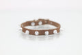 Collar con Picos para Perro de Piel, 1cm de ancho