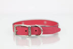 Collar con Aplicación Metálica Corazón para Perro de Piel, 2cm de ancho