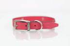 Collar con Aplicación Metálica Hueso para Perro de Piel, 2cm de ancho
