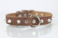 Collar con Picos para Perro de Piel, 3cm de ancho