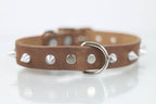 Collar con Picos para Perro de Piel, 3cm de ancho
