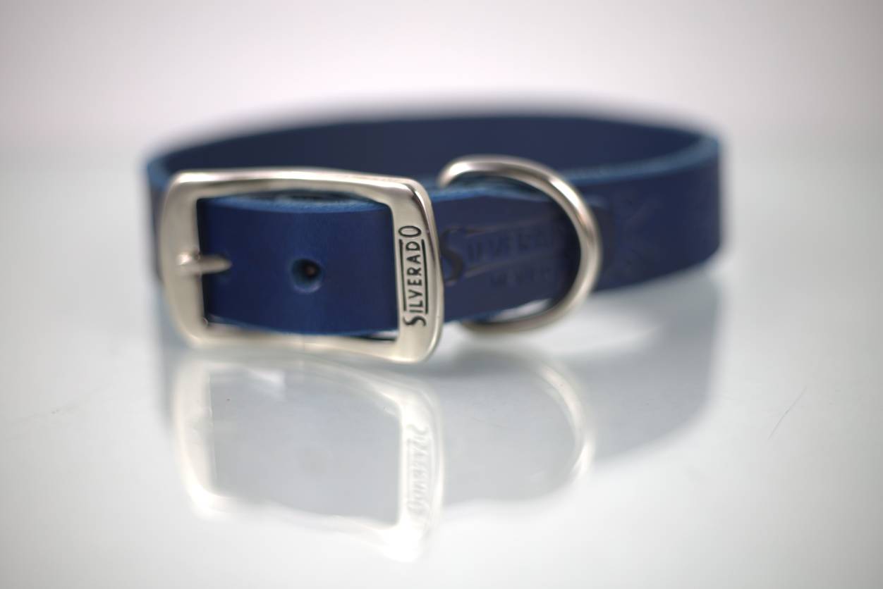 Collar Grabado para Perro de Piel, 3cm de ancho