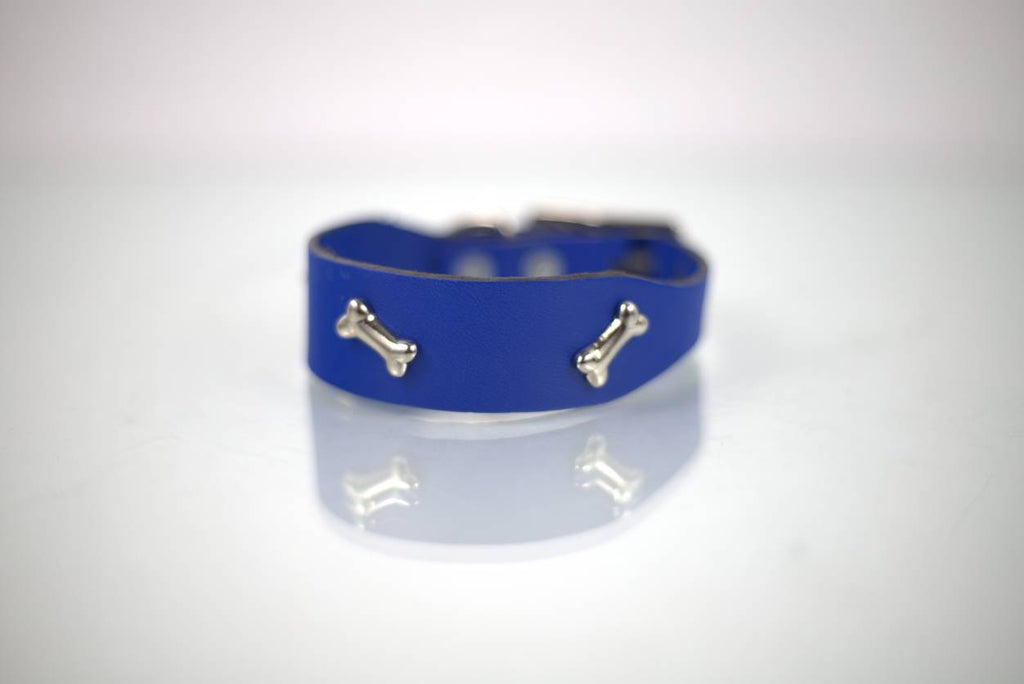 Collar Mini-Lux para Perro de Piel, 1cm de ancho