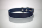 Collar Liso para Perro de Piel, 3cm de ancho