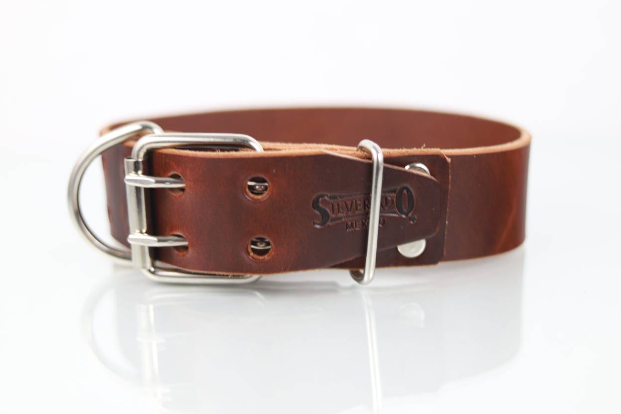 Collar de Agitación para Perro de Piel, 5cm de ancho