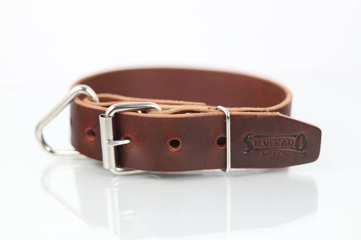 Collar de Agitación para Perro de Piel, 4cm de ancho