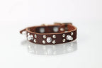 Collar Bala para Perro de Piel, 2cm de ancho