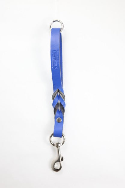 Maniquera para Perro de Piel con Bandola de Niquel, 2cm de ancho