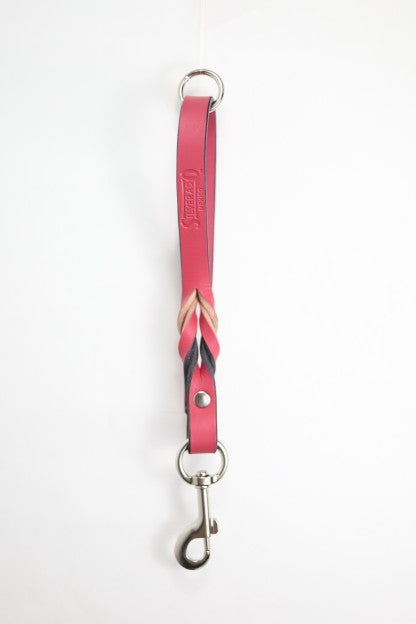 Maniquera para Perro de Piel con Bandola de Niquel, 2cm de ancho